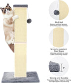 32" Tall Cat Scratching Post for Large Indoor Cats & Kittens, Cat Scratcher - Image 4