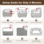 Cat Beds for Indoor Cats, Cat Couch Bed, Cute Cats Sofas for Pets, Small Dog - Image 8