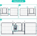 Dog Playpen, Portable Outdoor Dog Fence, Dog Playpen - Image 3