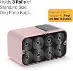 SVD.PET Dog Poop Bag Dispenser, Wall Mount Waste Bag Dispenser, Holds 8 Rolls - Image 4
