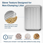 23.6”x15.7”x6” SuzziPaws Stainless Steel Cat Litter Box - Image 3