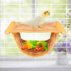 BWOGUE Winter Warm Bird Nest Bed Hanging Hammock Snuggle Hut Parrot House Tent - Image 7
