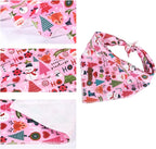 Lionet Paws Christmas Dog Bandana Washable Cotton Handkerchief Scarf Triangle - Image 2