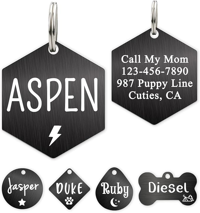 Ultra Joys Personalized Custom Dog ID Tag by UltraJoys