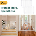 Cumbor 2 Pack 29.2-43" No Bottom Bar Baby Gate - Image 2