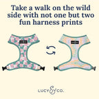 Lucy & Co. Cute Reversible Dog Harness Walking Halter - Image 7