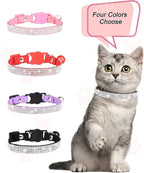 Breakaway Cat Collars with Bell, olmoony Adjustable Safe Kitten Collar - Image 2