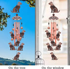 Outdoor Dog Wind Chimes, Gifts for Mom & Grandma & Family, Music Wind Catcher - Image 5