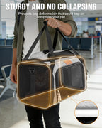 PETUX Top and Side Expandable Pet Carrier - Image 7