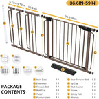 Cumbor 36.6-59" Extra Wide Baby Gate - Image 9