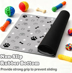 Dog Food Mat for Pet Cat Food Mat, Non-Slip Cat Pet Feeding Mats for Floor - Image 5