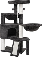 Xin Three Layer Cat Tree with Cat Condo and Two Hammocks, Darkgray … - Image 7