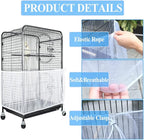 ASOCEA Extra Large Bird Cage Seed Catcher Guard Universal Birdcage Cover Nylon - Image 3