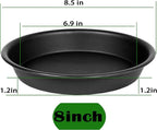 2 Pack of 8 inch Plant Saucer Clear, Heavy Duty Plastic Plant Water Tray 8 inch - Image 2