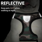 PUPTECK Adjustable Dog Harness Collar and Leash Set Step in No Pull Pet Harness - Image 5