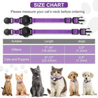 Luminous AirTag Cat Collar Breakaway, OUCWLTAG GPS Cat Collar - Image 6