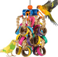 lovyoCoCo Bird Toys Conure Toys, Bird Parrot Foraging Shredder 24 Pcs Colorful by lovyoCoCo