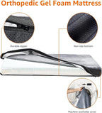 Amazon Basics Dog Bed with Cooling Gel Memory Foam, Machine Washable Removable - Image 4