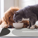 Dog Food Mats for Floors Waterproof, Cat Water Bowl Mats Pet Feeding Absorbent - Image 7