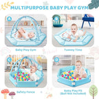 Baby Gym Play Mat, 8-in-1 Tummy Time Mat & Ball Pit - Image 3