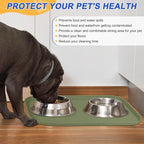 Silicone Pet Feeding Mat with Raised Edge - Image 5