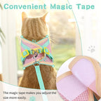 Cat Harness and Leash Set for Walking Escape Proof, Adjustable Kitten Harness - Image 6