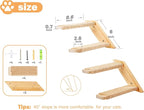 Cat Climbing Stair Shelf Wall Mounted Reversible Left & Right Direction - Image 2