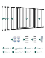 Babelio 36-57" Extra Wide Baby/Dog Gate, Auto Close - Image 7