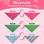 Valentines Dog Bandana St Patricks Day and Easter Dog Bandana Small 3PCS - Image 7
