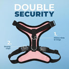 Voyager Escape-Proof Step-in Lock Cat Harness & 5ft Neoprene-Handle Leash Set - Image 2