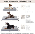 WNPETHOME Orthopedic XXL Dog Beds Large Sized Dog, Waterproof Extra Large Dogs - Image 6