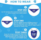 Dog Birthday Party Decorations, Adjustable Dog Bandana Set - Image 5