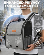 Cat Carrier Backpacks for Kitty Small Dog up to 15 lbs, Lightweight and - Image 4