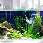 HOTOOLME Aquarium Scraper, 25.6" Stainless Steel Scraper Cleaning Razor - Image 8