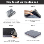 WESTERN HOME WH Medium Dog Bed for Medium Size Dogs, Orthopedic Pet Bed - Image 5