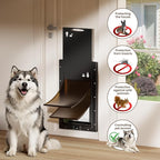 XL Dog Door for Door, Never Rust Plastic Extra Large Doggy Door for Interior - Image 4