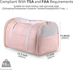 Fashion Leather Dog Carrier Cat Carrier Airline Approved Pet Carrier - Image 2