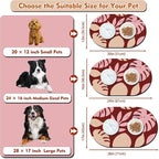 Pet Feeding Mat – 20''x12'' Absorbent Dog Food Mat, Pet Water Mats Protect Floor - Image 4