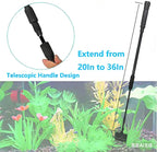 Carefree Fish 6IN1+1 Aquarium Cleaning Tools Long Handle Adjustable Length - Image 3