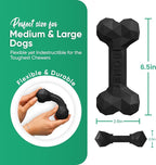 Natural Rubber Dog Chew Bone – Treat-Dispensing, Tough & Indestructible Chew - Image 2