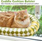 Cat Window Perch with Bolster, Cordless Foldable Cat Window Hammock with Strong - Image 2