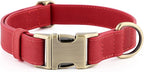 Plutus Pet Genuine Leather Dog Collar – Adjustable Pet Collar by PLUTUSPET