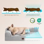 EHEYCIGA Extra Large Dog Bed Othorpedic 44x32x6.5, Memory Foam XL Dog Bed - Image 4