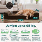 Furhaven Orthopedic Dog Bed for Large Dogs w/ Removable Bolsters & Washable - Image 3