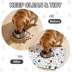 Dog Food Mat for Pet Cat Food Mat, Paws Absorbent Quick Dry Dog Bowl Mats for - Image 2