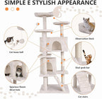 Cat Tree for Indoor Cats, Space Saving Cat Activity Center, Durable Pet Play - Image 3