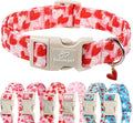 Valentines Dog Collar for Medium Dogs by Babolepet