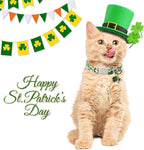 Unique Style Paws Saint Patrick Day Cat Collar, Trefoil Cat Collars, Adjustable - Image 5