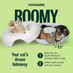 Cattasaurus Peekaboo Cat Cave, Extra Spacious - Image 4