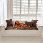 Sofa Cover Fuzzy Couch Cover for Pet, Couch Covers for Dogs Washable Non-Slip by Mitid